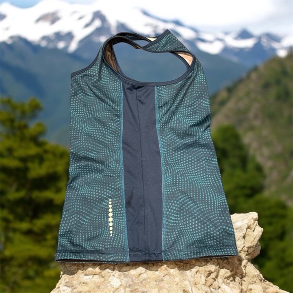 WOMEN'S CRIVIT Turquoise Razorback Tank Size Small‎ - Picture 6 of 8